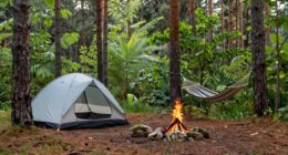 match energy with camping