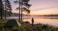 morning light enhances adventure