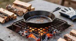 organized campfire cooking techniques