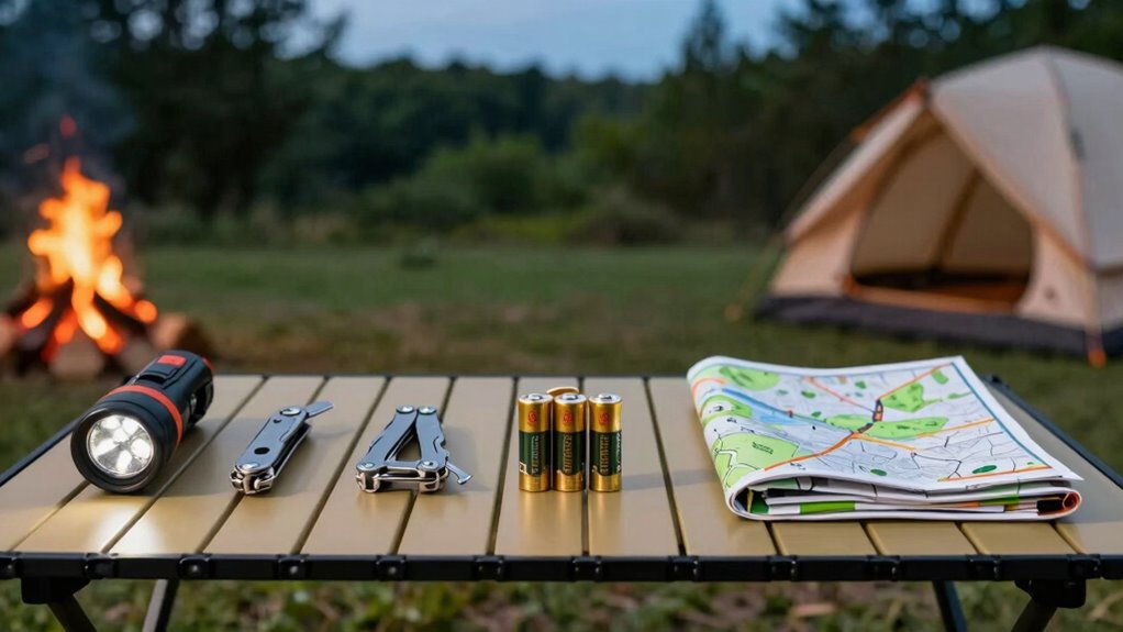 organized packing for camping