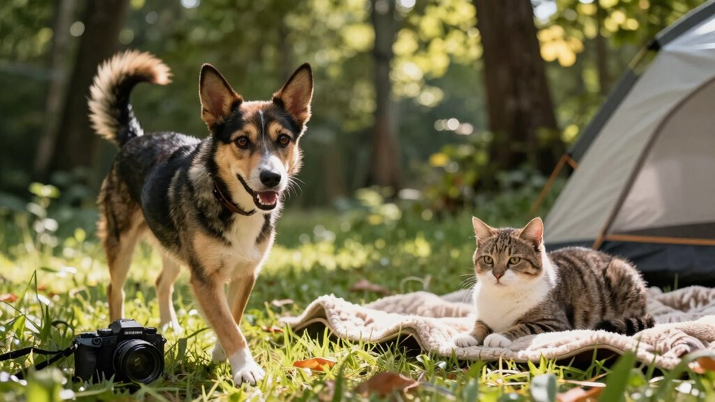 pets adapt to campsites