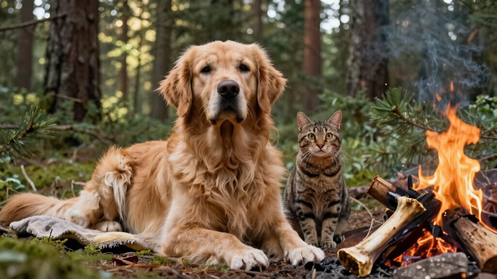 preparing pets for camping