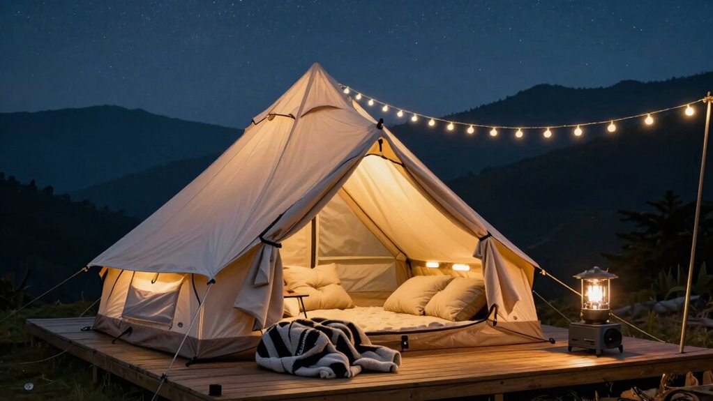 prioritizing comfort in camping