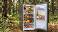 proper camping fridge organization