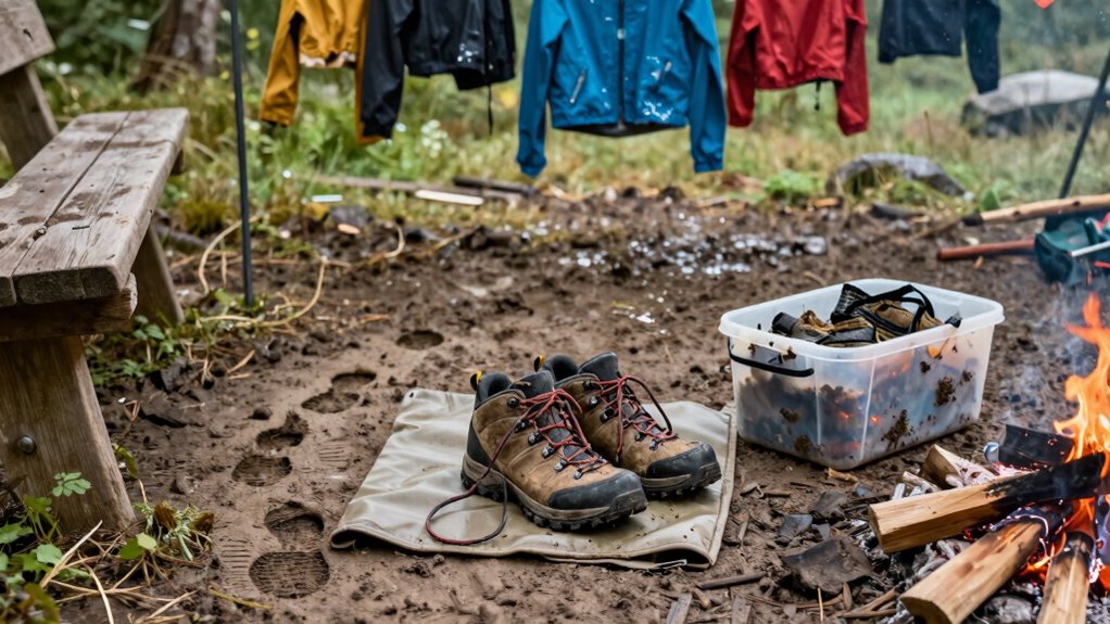 proper muddy shoe maintenance