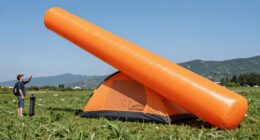 quick inflatable tent setup