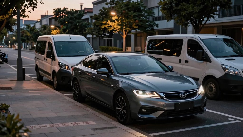 quiet discreet parking techniques