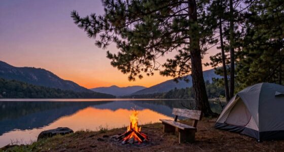 quiet solo camping retreats