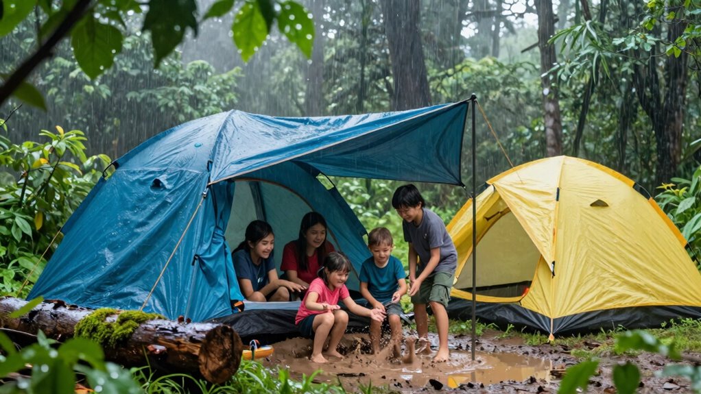 rainy camping safety essentials