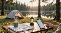 relaxed organized camping plan