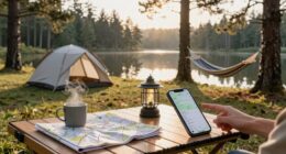 relaxed organized camping plan