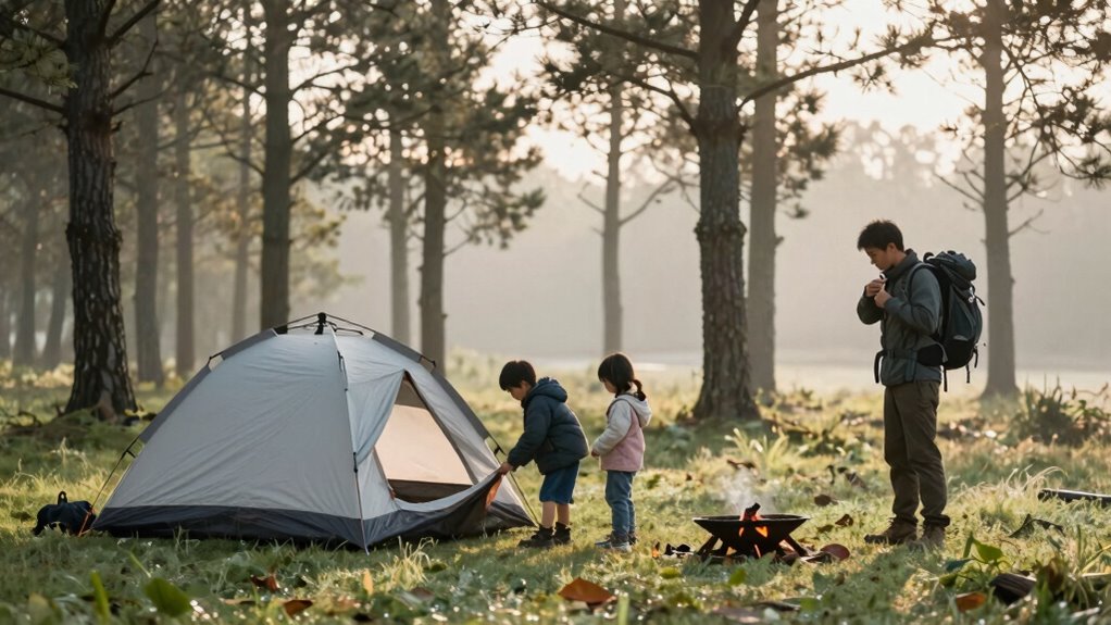 respectful quiet camping practices