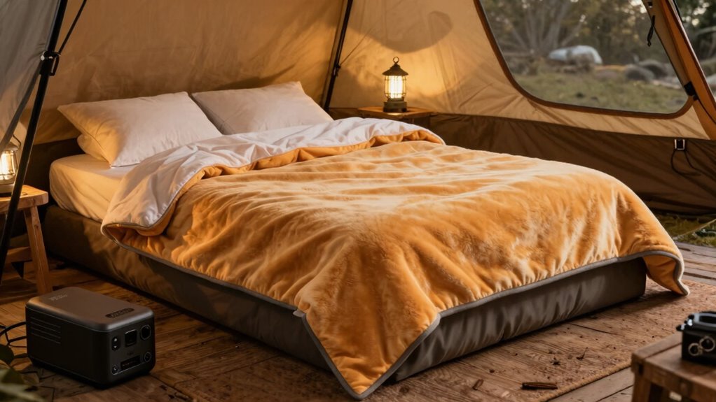 safe adjustable heated bedding