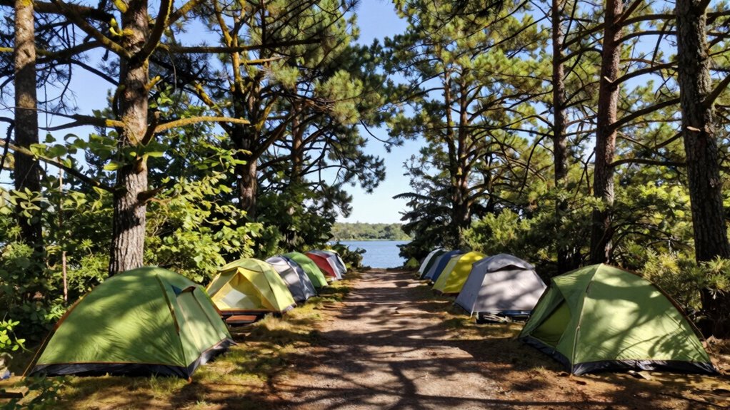 secluded ambiance despite crowds