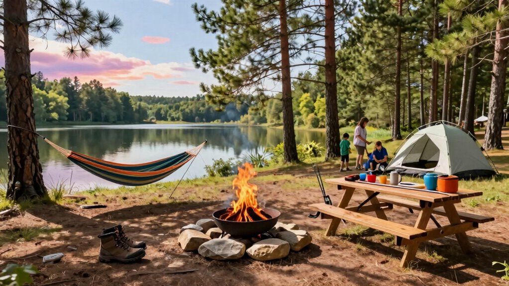 select activities suited campsite