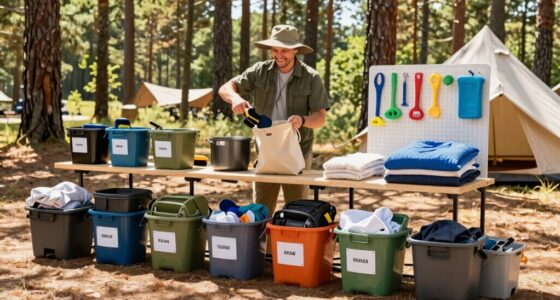 shared camping chore system