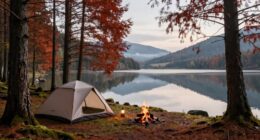 shoulder season camping options