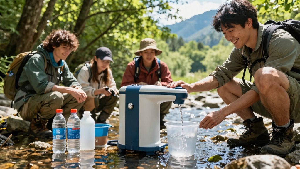 simplifies group camping water