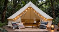 stylish yet functional outdoor retreat