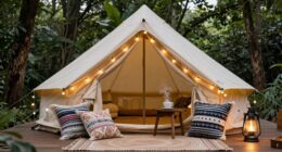 stylish yet functional outdoor retreat