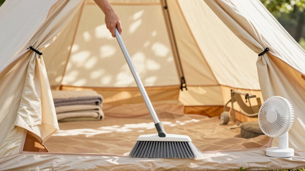 tent cleaning for odor