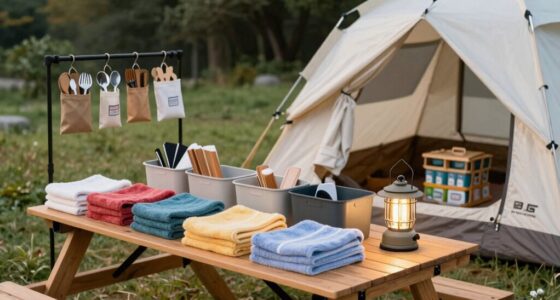 weekend camping organization tips