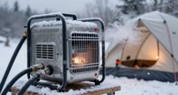 winter camping diesel heating