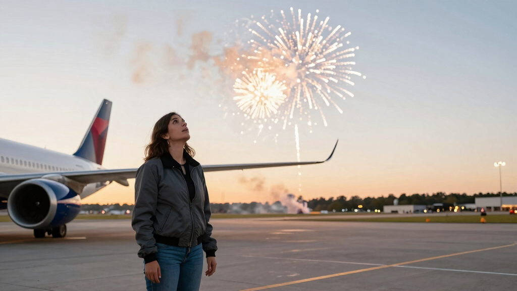 Delta Flight Hit By Firework While Landing At Midway Airport On Fourth Of July