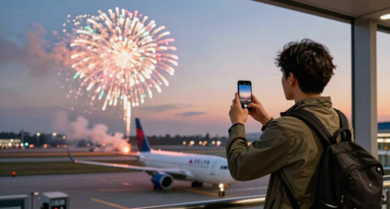 Firework Strike Delta Flight 1076