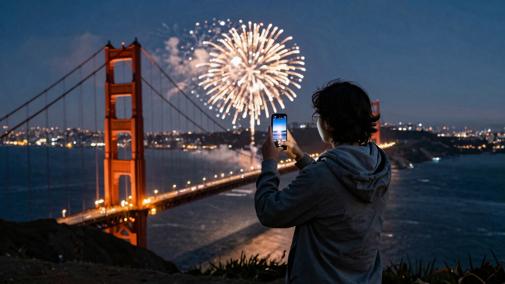 Golden Gate Bridge Fireworks
