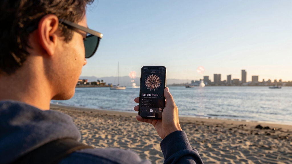 What time is the Big Bay Boom in San Diego?
