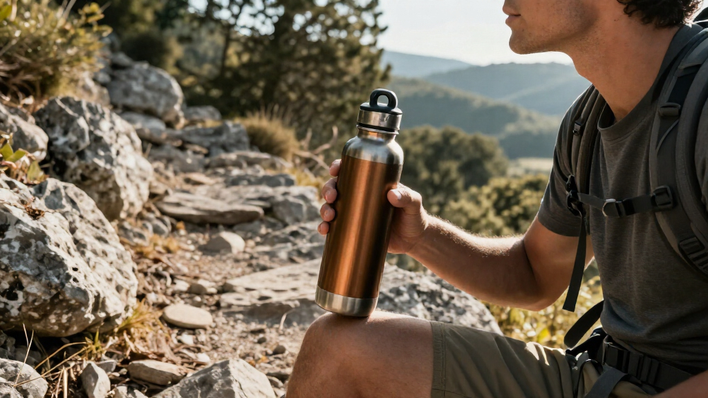 20-Oz Contigo SnapSeal Stainless Steel Water Bottle (Abyss Bronze) $16.80
