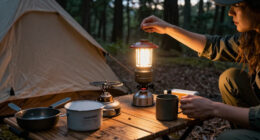Create Bright 10000mAh Rechargeable LED Camping Lantern & Work Light & More $12.50