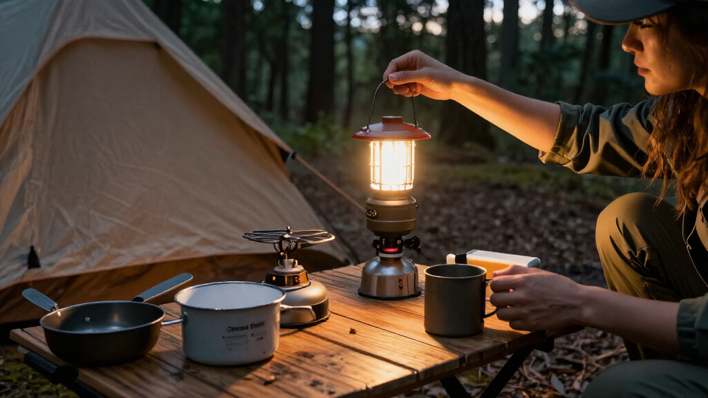 Create Bright 10000mAh Rechargeable LED Camping Lantern & Work Light & More $12.50